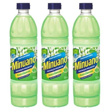 Imagem de Kit com 3 Desinfetante Perfumado Minuano Herbal 500ml