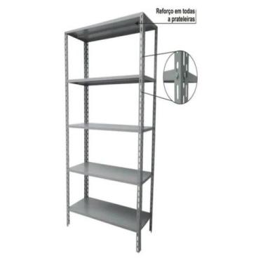 Imagem de Estante de Aço com 05 Bandejas 58 cm (22/18)  1,980,920,58m  AMAPA  11