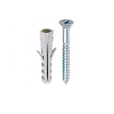 Imagem de Caixa 50 Parafuso Philips Chata 3,5x30mm com Bucha Plastica Jomarca
