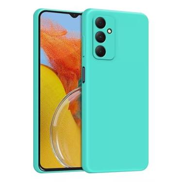 Imagem de Capa Capinha Compatível Samsung_ A06 Proteção Aveludado Premium (VERDE AGUA)