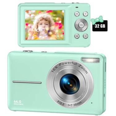 Imagem de Câmera digital VAHOIALD FHD 1080P 44MP 16X Zoom para crianças