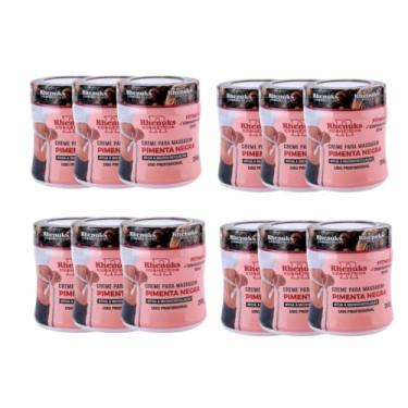 Imagem de Kit 12 Gel Pimenta Negra Anti Celulite e Estrias REVENDA