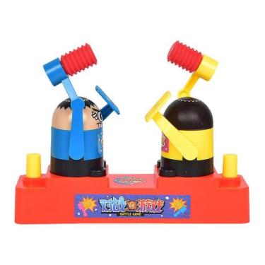 Imagem de Robô Mão a Mão de Mesa Brinquedo de Alívio de Pressão de Martelo Duplo