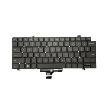 Imagem de Teclado de substituição com layout dos EUA retroiluminado para Dell Latitude 5420 5421 5430 5431 5440 7420 7430 7520 7530 E3440, Precision 3470 3480 P/N: 0CW3R5 MV4X8 0MV4X8 0MV4X8