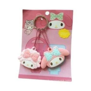 Imagem de Capa De Chave De Silicone Hello Kitty My Melody À Prova De Poeira Chav