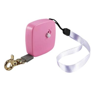 Imagem de Coleira retrátil para cachorro - Corda de tração extensível com Alça antiderrapante Botão trava pets pequenos e médios Caminhada Estojo ABS resistente Gancho ferro anticorrosivo