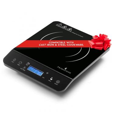 Imagem de Cooktop de Indução Portátil PRIMACOOK Single Burner Preto - Aquecimento Rápido e Seguro...