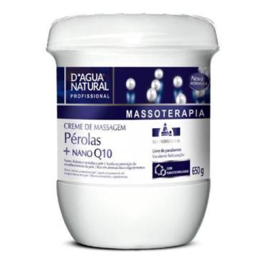 Imagem de Creme De Massagem Pérolas  + Nano Q10 DAgua Natural - 650g - D'agua Na