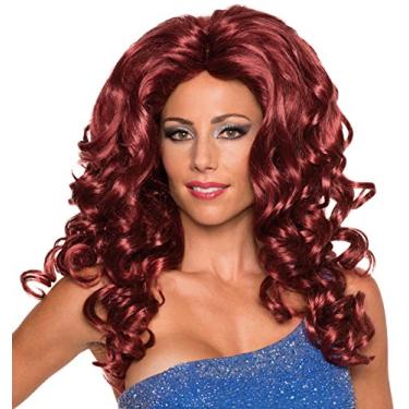 Imagem de Rubie's Peruca feminina Felicity Frappuccino, vermelha, tamanho único