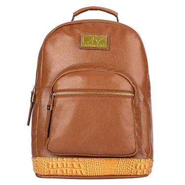 Imagem de Mochila Feminina de Couro Milla - Caramelo