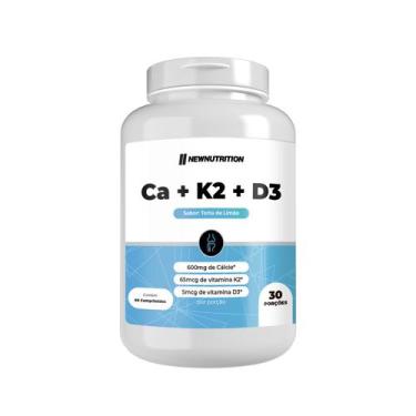 Imagem de Cálcio Com Vitamina K2 E Vitamina D3 - 60 Cápsulas Newnutrition