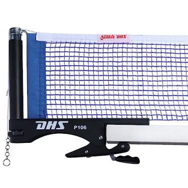 Imagem de Rede de Tênis de Mesa Dhs P106 Com Suporte e Régua Ctta Approved Sistema Alicate