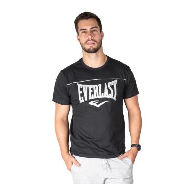 Imagem de Camiseta Everlast Foil 2 - Masc Preto-Masculino