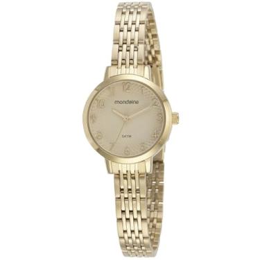 Imagem de Mondaine Relógio Feminino Visor Texturizado Dourado
