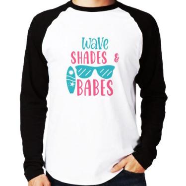 Imagem de Camiseta Raglan Wave Shades E Babes Manga Longa - Foca Na Moda