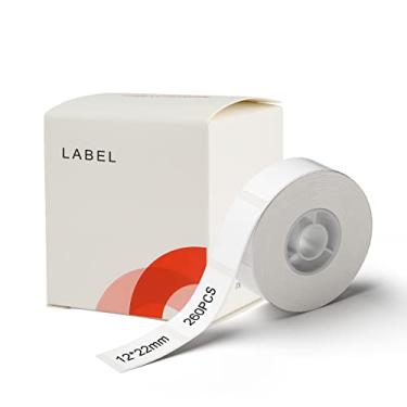 Imagem de 1 - ROLO DE ETIQUETA NIIMBOT 12 x 22 mm P/IMPRESSORAS D110/ D101 / D11 COR: BRANCO QUANTIDADE POR ROLO: 260 ETIQUETAS