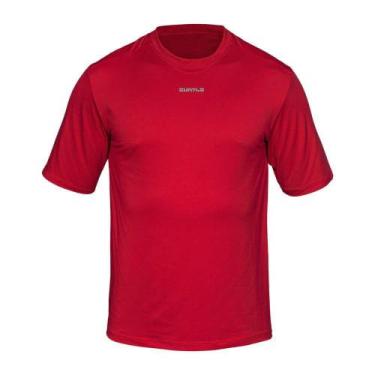 Imagem de Camiseta Masculina Curtlo Active Fresh Vermelho