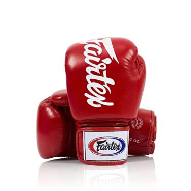 Imagem de Fairtex BGV19 Deluxe Tight-Fit Gloves (Red, 14 oz)