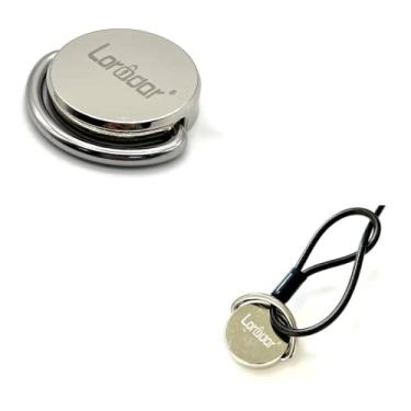 Imagem de LORADAR Placa de base de âncora de segurança de aço inoxidável, âncora de montagem de mesa para travas de cabo de laptop (1 pacote)