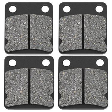 Imagem de LCGLY Conjunto de 2 pares de pastilhas de freio a disco traseiro adequado para quadriciclo chinês ATV Dirt Pit Bike Go Kart Buggy 50cc 70cc 110cc 150cc 200cc 250cc 300cc, para Carter Master Tomberlin