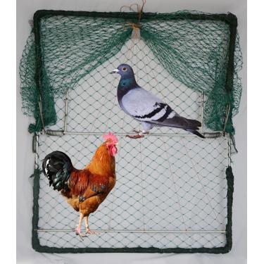 Imagem de Rede para pássaros, armadilha, ratoeira, pomba, viva, ratoeira, coelho, caça, gaiola, pardais, esquilos, armadilha para pássaros, 61 x 50 cm