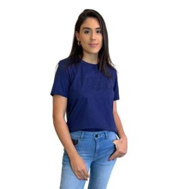 Imagem de Camiseta Feminina Estampa Contorno Bordado Colcci-Feminino