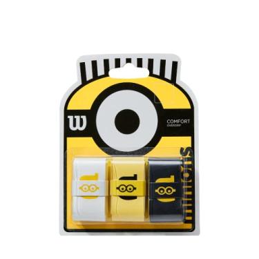 Imagem de Wilson Punho de tênis unissex Minions Pro Overgrip, amarelo (Minions), 3 peças Reino Unido