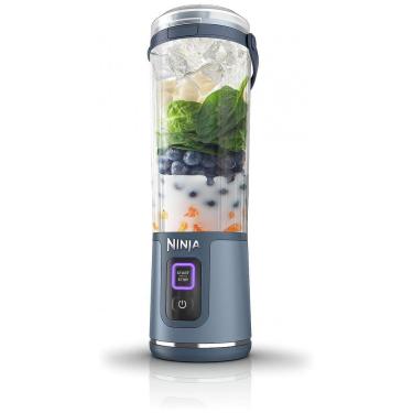 Imagem de Liquidificador Portátil sem Fio 530 mL para Vitaminas, Recarregável USB, 110V, Ninja BC151NV, Azul