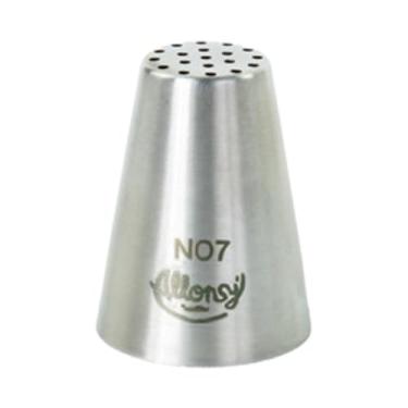 Imagem de Bico para Confeitar estilo Russo Chuveirão em Aço Inox 304 N07 para bolos, cupcakes e biscoitos 1Un