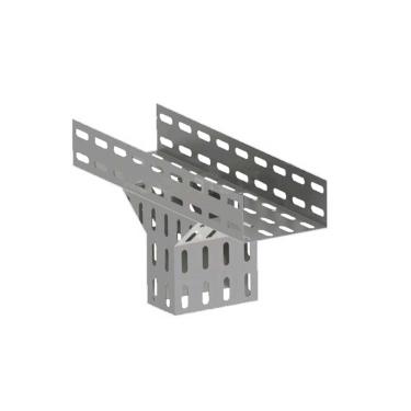 Imagem de Te Vertical Galvanizada Descida Perfurado - Inecel 100x100mm