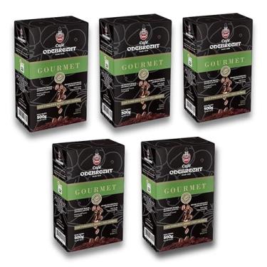 Imagem de Kit 5 Pacotes de Café Odebrecht Torrado e Moido Gourmet Arábica Especial 500g - 5 x 500g