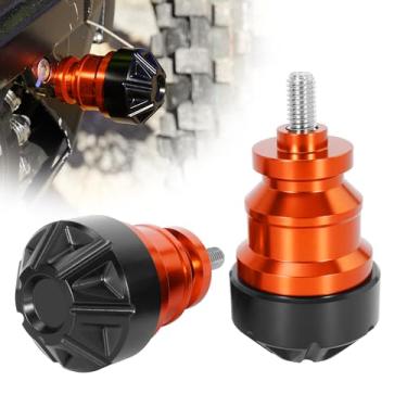 Imagem de ZANGOMB Sur Ron Sliders de quadro, nylon e alumínio para motocicleta Crash Frame Slider para Surron Sur Ron X/S Segway X260 X160 Talaria Sting Electric Dirt Bike - Laranja e Preto