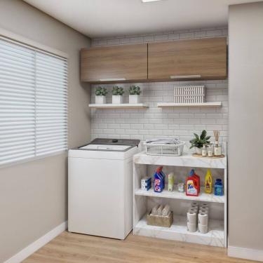 Imagem de Lavanderia Modulada 2 Amários Tex 107 Carvalho