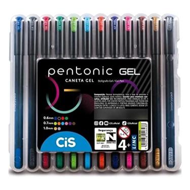 Imagem de CIS Caneta Gel Pentonic, Estojo com 12 cores sortidas