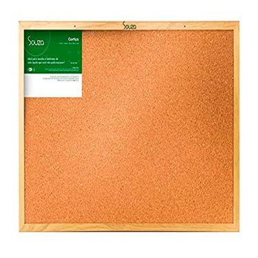 Imagem de Quadro de cortiça standard, 40cm X 30cm, Mold. Pinus Luxo - Souza & Cia (Ref: 3244)