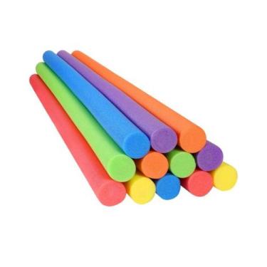 Imagem de Kit 20 Boias Flutuador Espaguete Sem Furo P/ Natação Piscina - Diverso