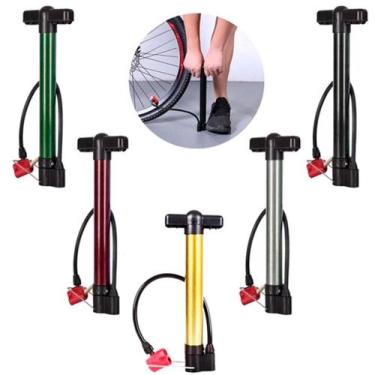 Imagem de Bomba De Ar Manual Encher Pneu Bike Bicicleta Moto - Aliança