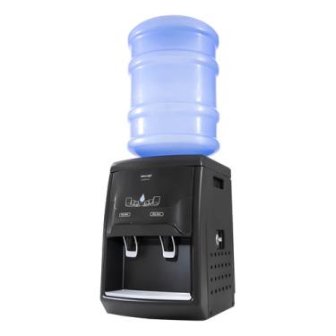 Imagem de Bebedouro Refrigerado Compressor Preto Branco 220v 110v Bebedouro com compressor, bebedouros, bebedouro de agua, bebedor refrigerado, gela agua, bebedouro industrial, bebedouro