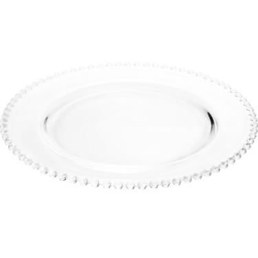 Imagem de Sousplat Wolff De Cristal Pearl Redondo para Mesa Posta 32cm Incolor Avulso