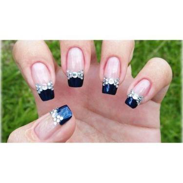 Imagem de Pedrinhas Brilhosas Para Decoração De Unhas E Maquiagens - oem, vermel