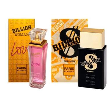 Imagem de Billion For Men + Billion Woman Love - Paris Elysees