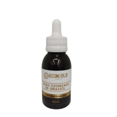 Imagem de Óleo 100% Vegetal Girassol Ozonizado Vegano Corporal Ozongold 60ml - O
