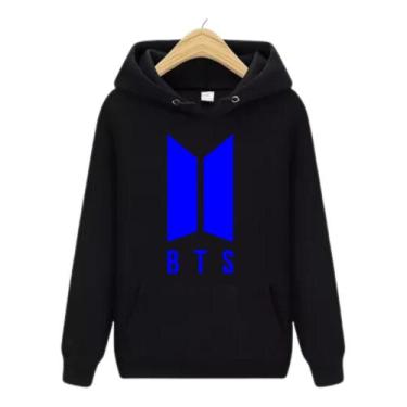 Imagem de Blusa de Moletom Canguru BTS I - Wess Store, Azul, M