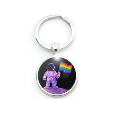 Imagem de Chaveiro Astronauta Lgbt Q+ da Diversidade - RECANTOASTRALSITE