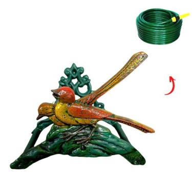 Imagem de Enrolador De Mangueira Em Alumínio Fundido 30m Passarinho - Funditex