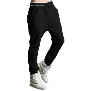 Imagem de Calça moletom masculina saruel skinny - m2 - Wooks, Preto, PP