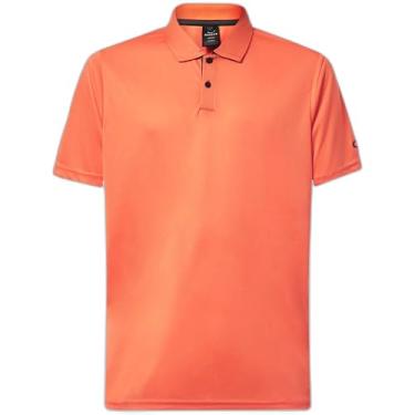 Imagem de Oakley Camisa polo feminina Divisional Ultraviolet II, Laranja suave, G