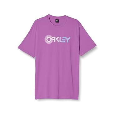 Imagem de Oakley Camiseta masculina com anéis, Ultra roxo, M