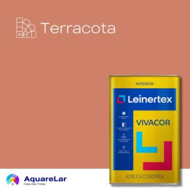 Imagem de Vivacor Acrílica Leinertex Fosco 18L, TERRACOTA