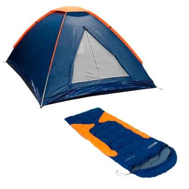 Imagem de Barraca Camping Panda Iglu 3 Pessoas + Saco de Dormir Freedom Baixas T